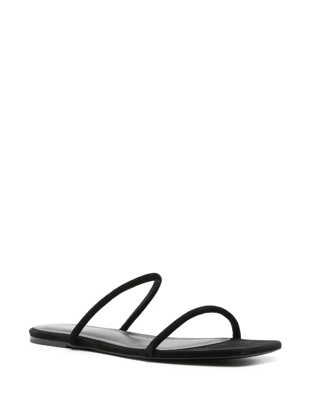 TOTEME Minimalist suede slides