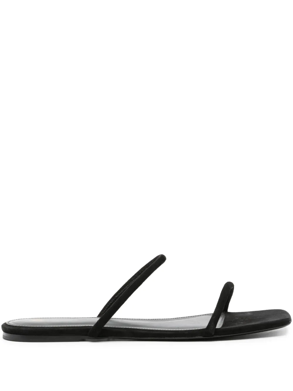 TOTEME Minimalist suede slides