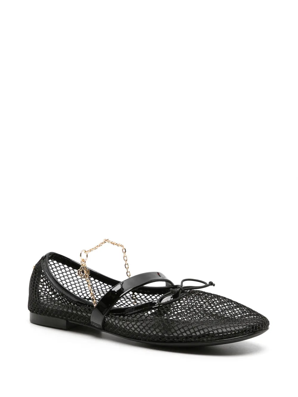 Maje mesh ballerina shoes