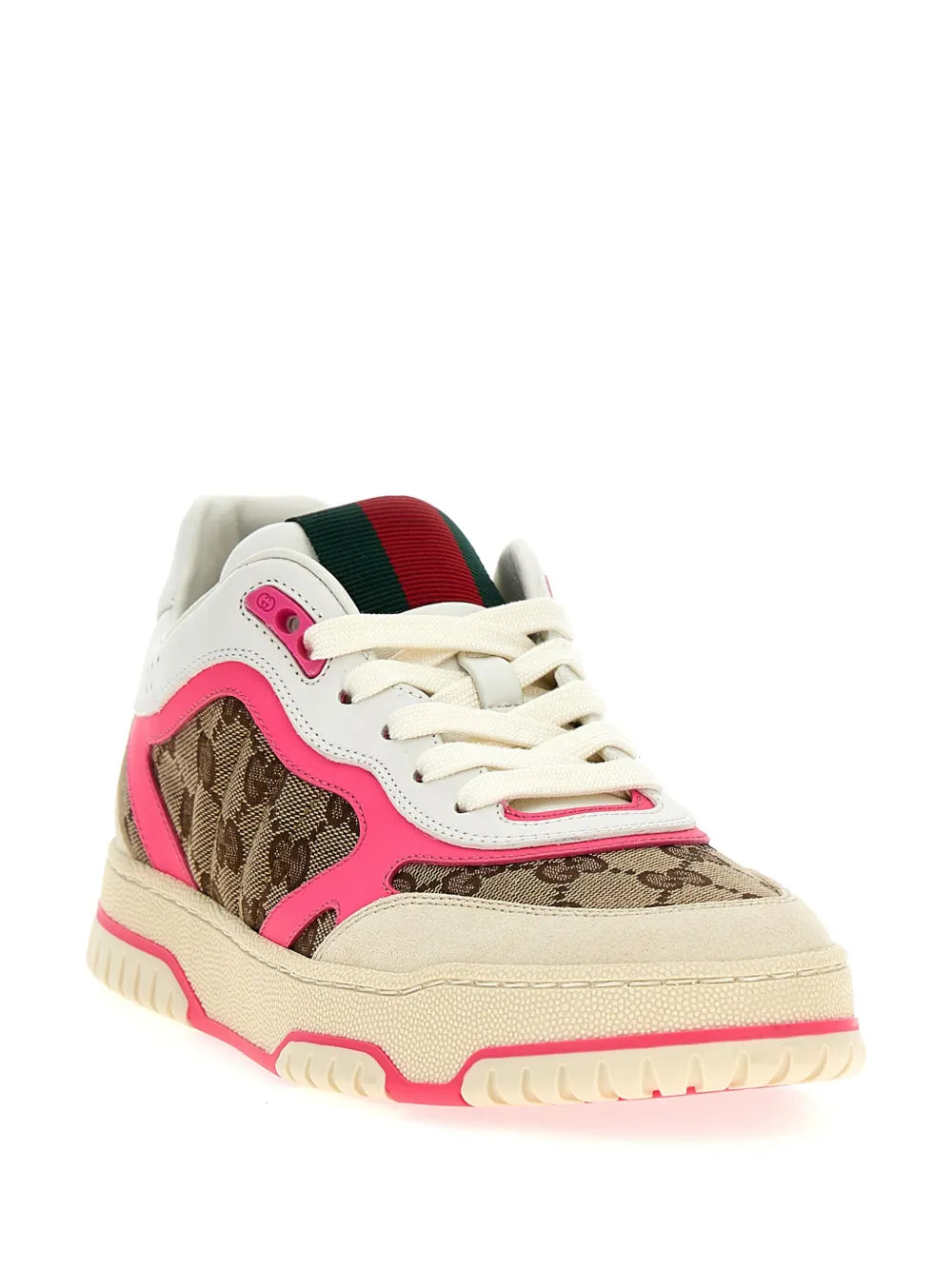 Gucci Re-Web panelled sneakers