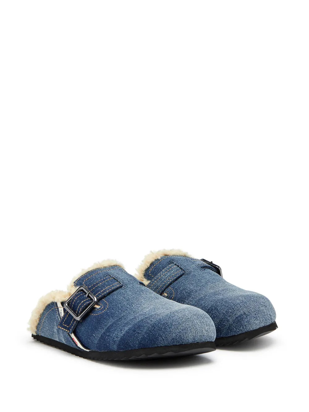 Diesel D-Woodstock denim slippers 