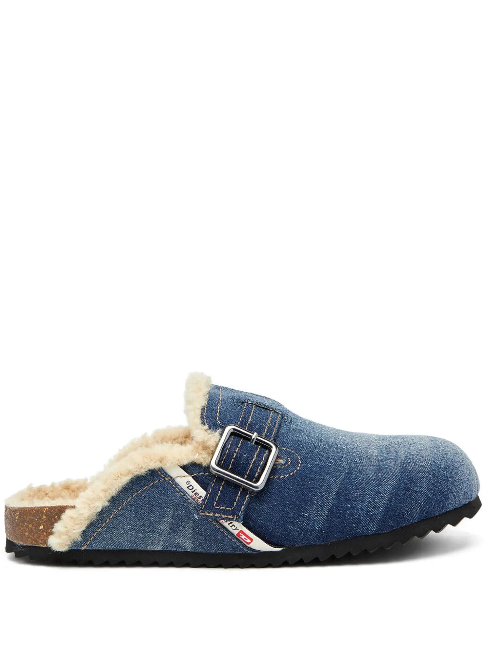 Diesel D-Woodstock denim slippers 