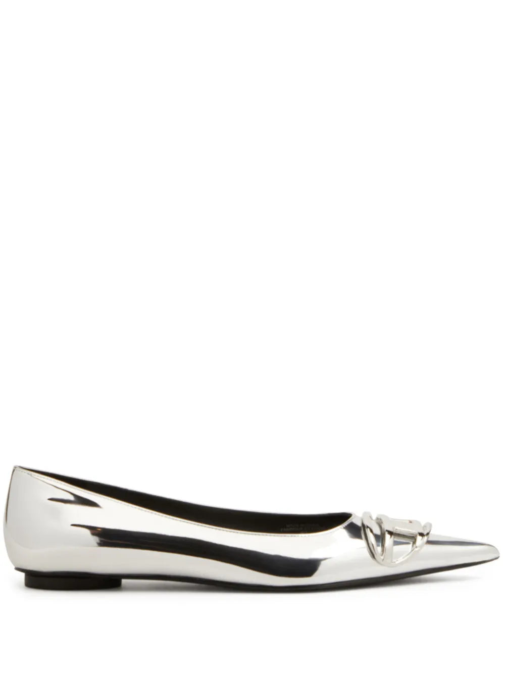 Diesel D-venus leather ballerina shoes