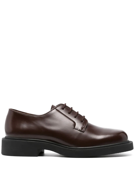 SANDRO patent leather derby shoes 
