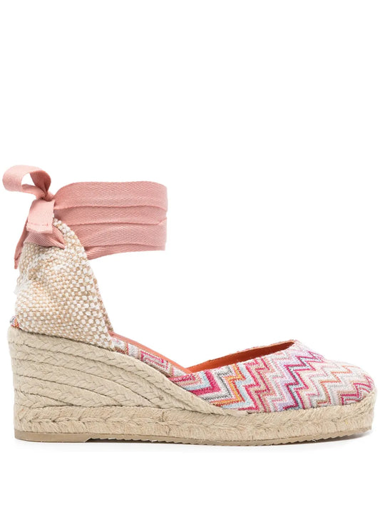 Missoni 70mm zigzag-woven espadrilles