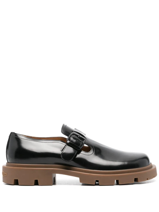Maison Margiela Ivy leather buckled shoes