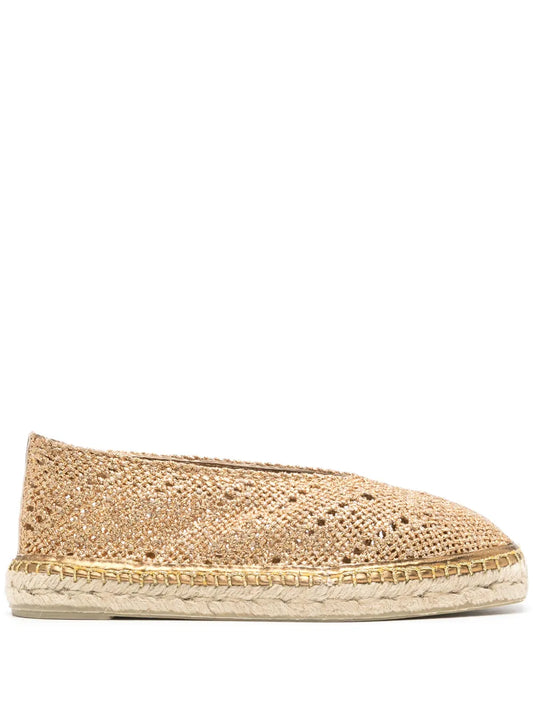 Castañer metallic-threading espadrilles