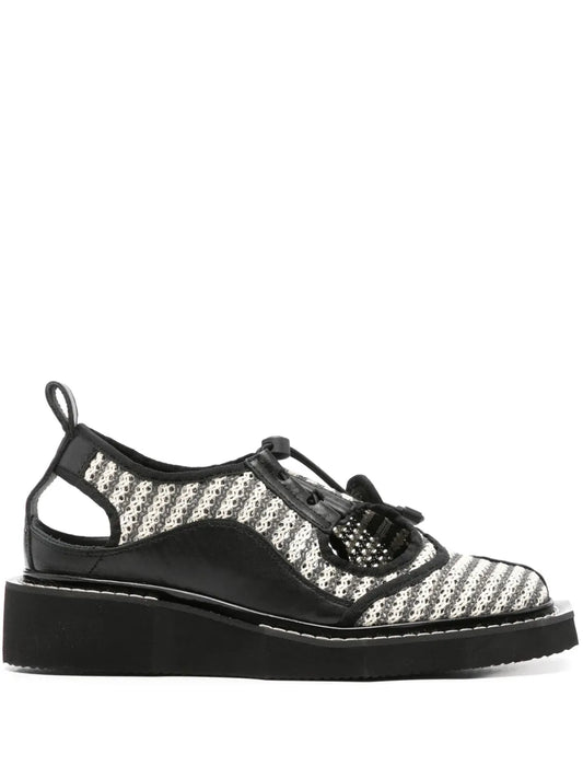Henrik Vibskov 40mm Riviera striped interwoven sandals