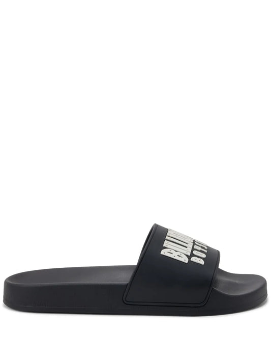 Billionaire Boys Club logo-embossed slides