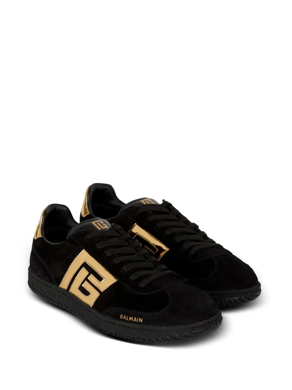 Balmain Swan suede sneakers