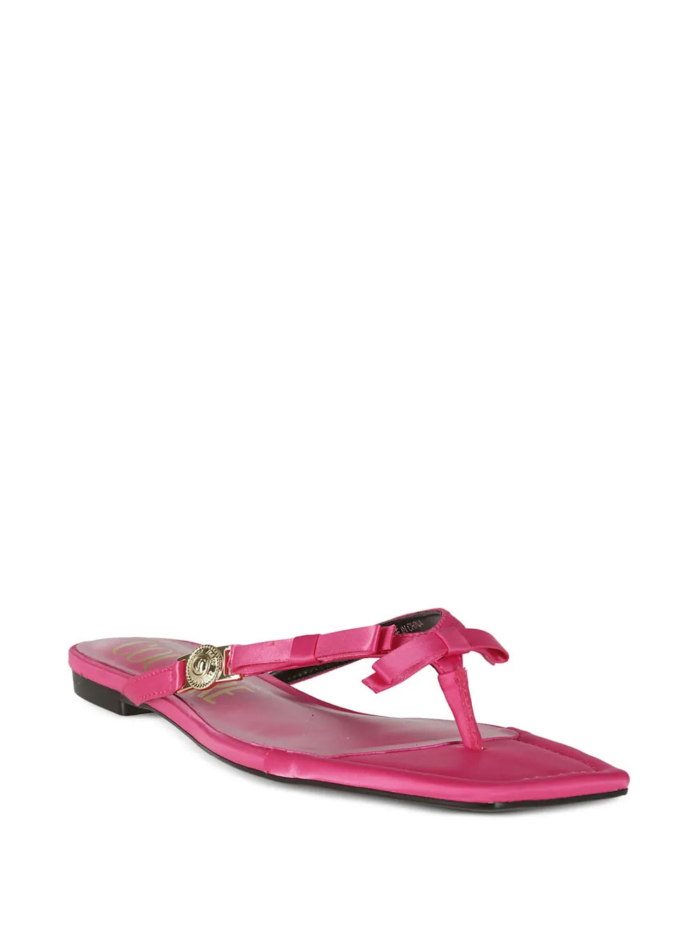 Versace Jeans Couture bow tie flip-flops 