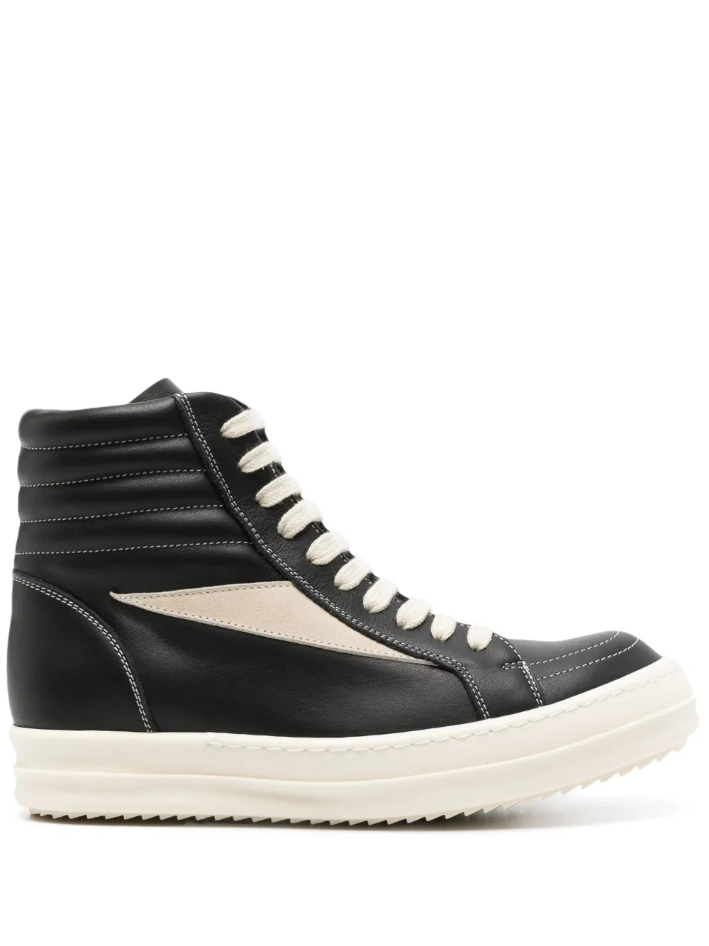 Rick Owens high-top leather sneakers