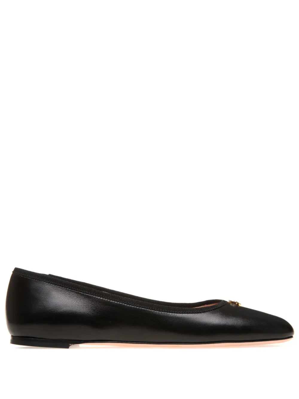 Bally Gold-tone detailing ballerinas
