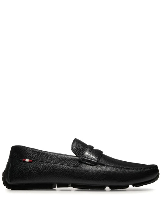 Bally Pilot Driver grained leather loafers