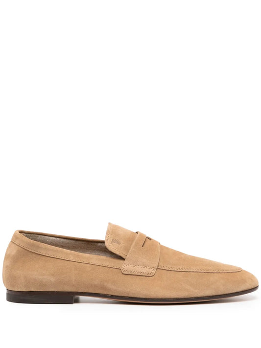 Tod's penny-slot suede loafers