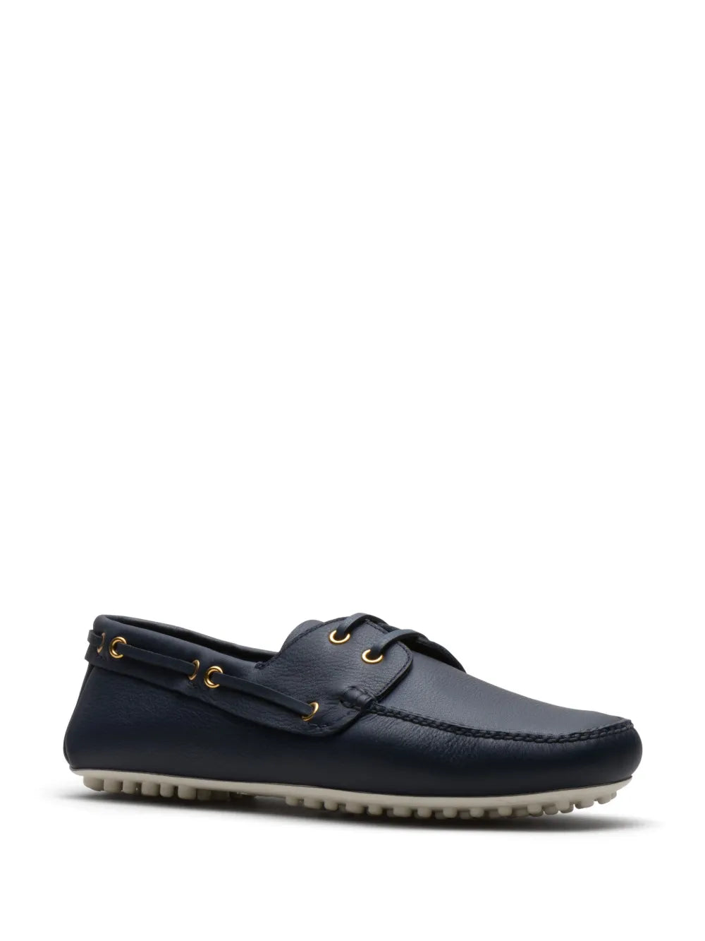 Car Shoe lace-up leather loafers 