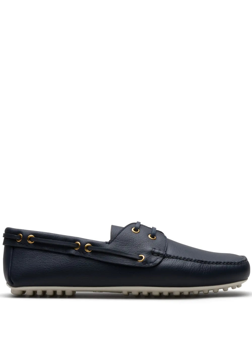 Car Shoe lace-up leather loafers 