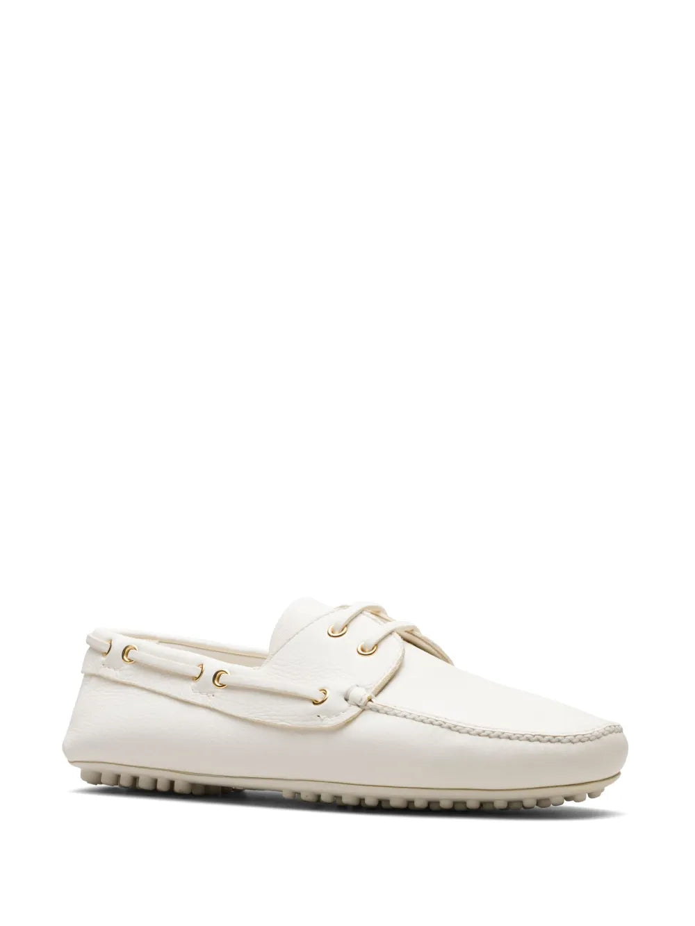 Car Shoe lace-up leather loafers 
