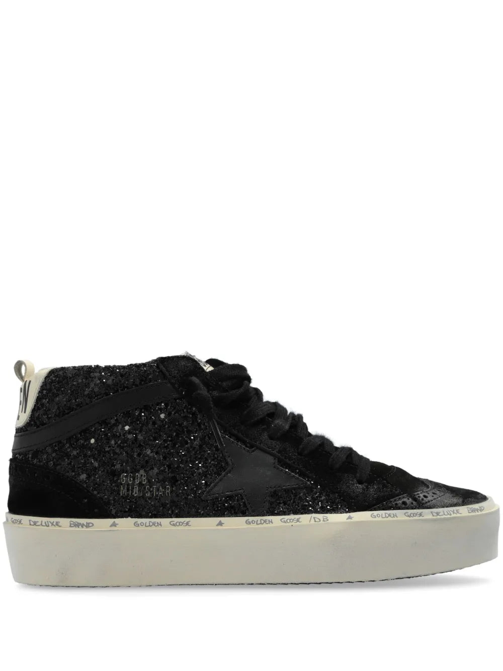 Golden Goose Mid Star high-top glitter sneakers 