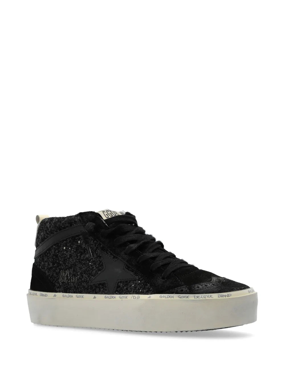 Golden Goose Mid Star high-top glitter sneakers 