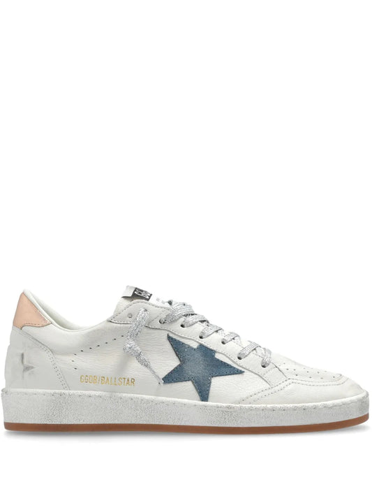 Golden Goose Ball Star distressed leather sneakers 