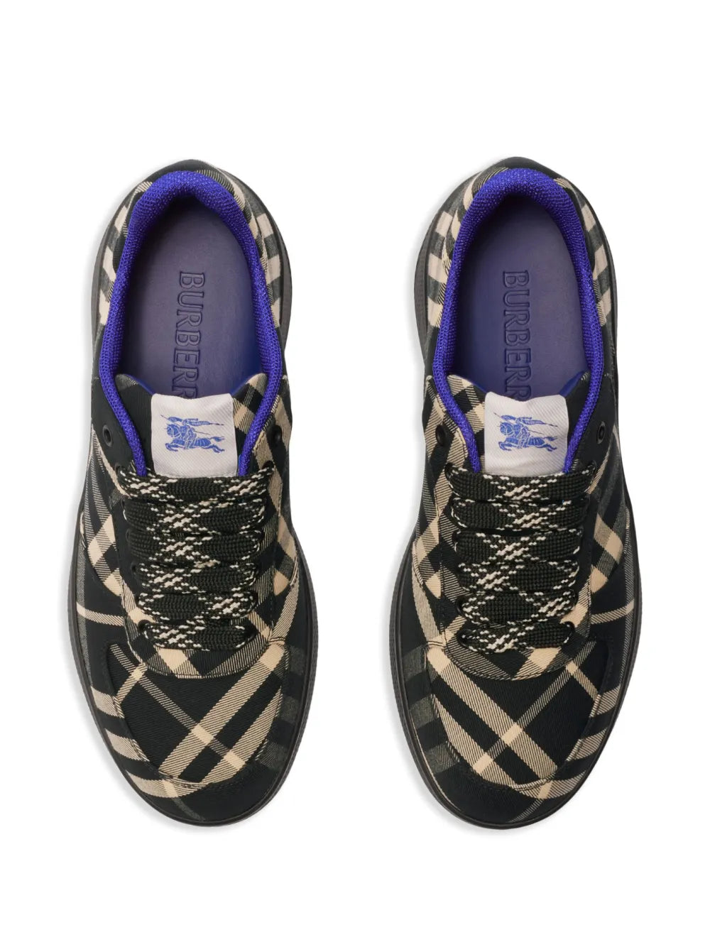 Burberry Terrace checked sneakers