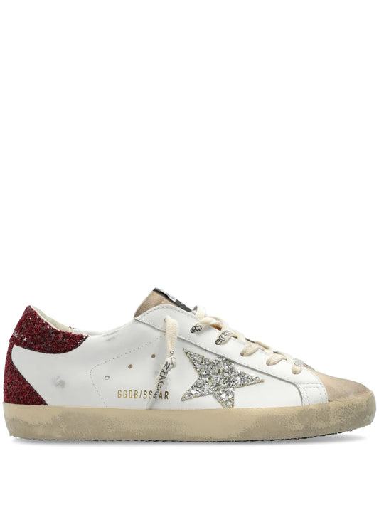 Golden Goose Super-Star distressed leather sneakers 