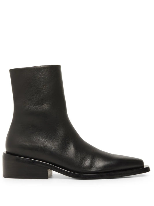 Marsèll calf leather pointed toe boots