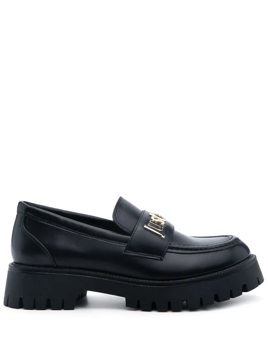 Just Cavalli logo-plaque loafers 