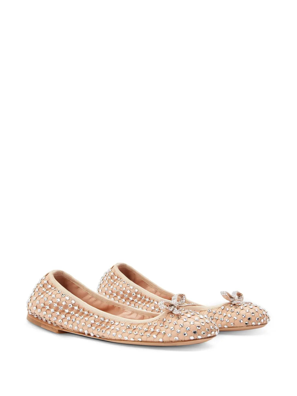 René Caovilla rhinestone-embellished ballerina shoes