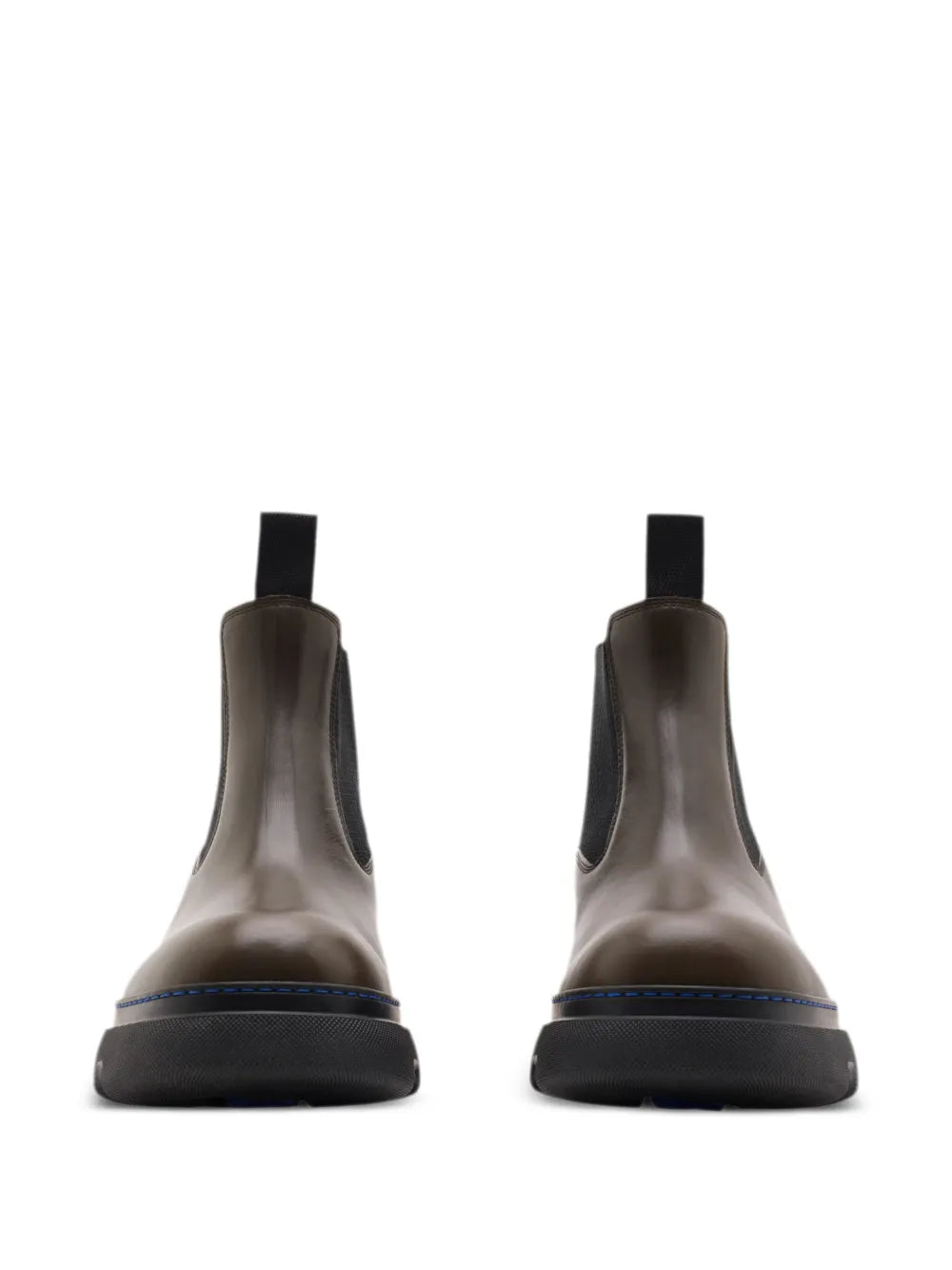 Burberry panelled leather ankle boots