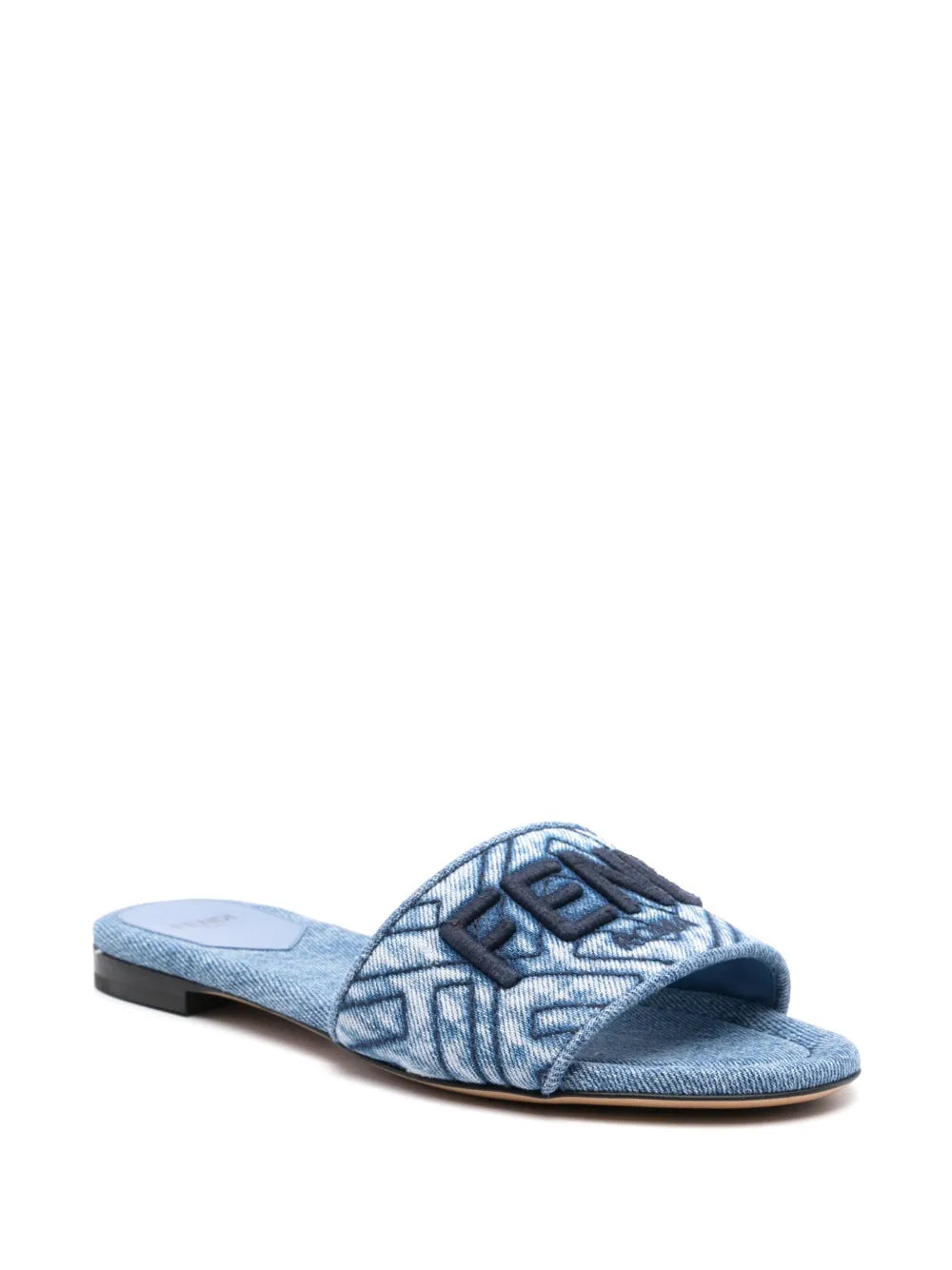 FENDI Signature flat slides