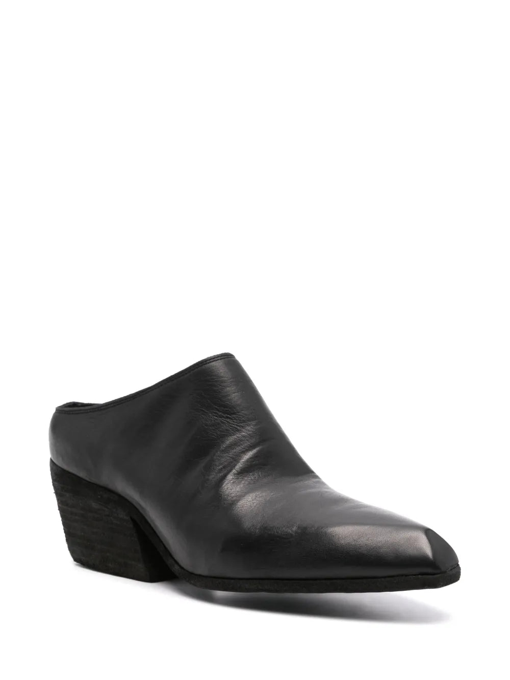 Guidi 65mm leather slippers