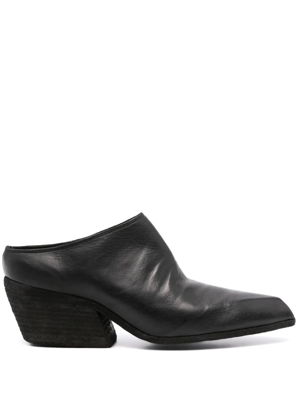 Guidi 65mm leather slippers