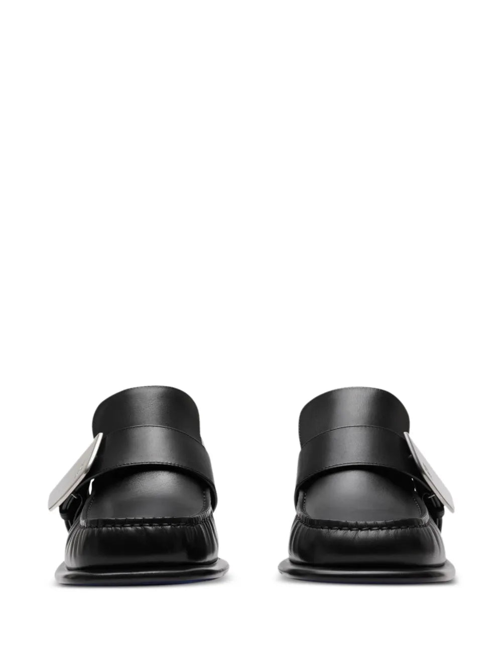 Burberry London Shield leather loafers