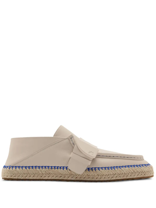 Burberry leather Deck espadrilles