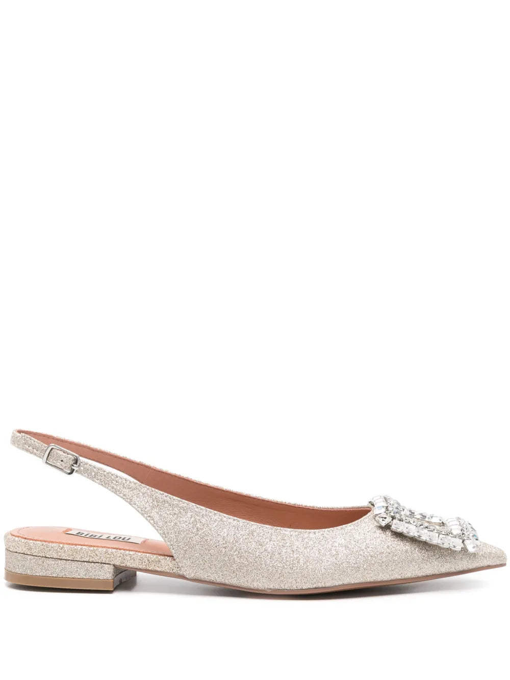 Bibi Lou Elisabetta glittery ballerina shoes