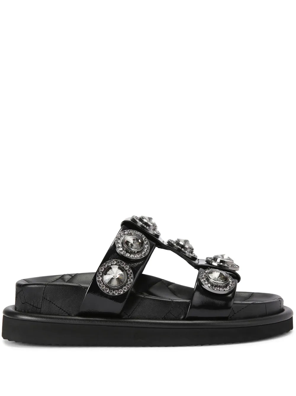 Kurt Geiger London Orson Crystal leather sandals