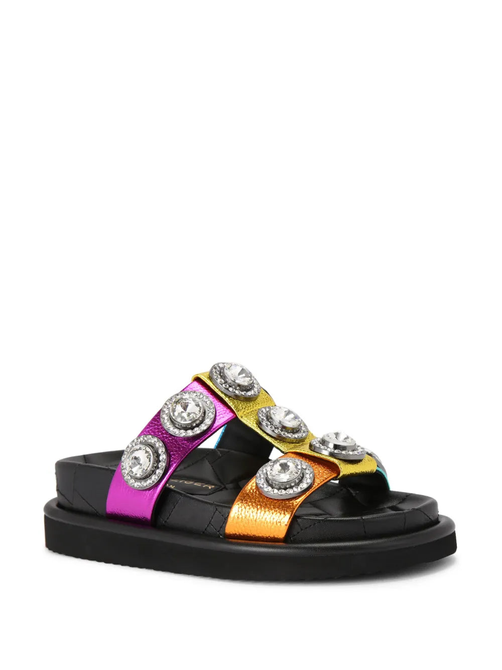 Kurt Geiger London Orson Crystal leather sandals