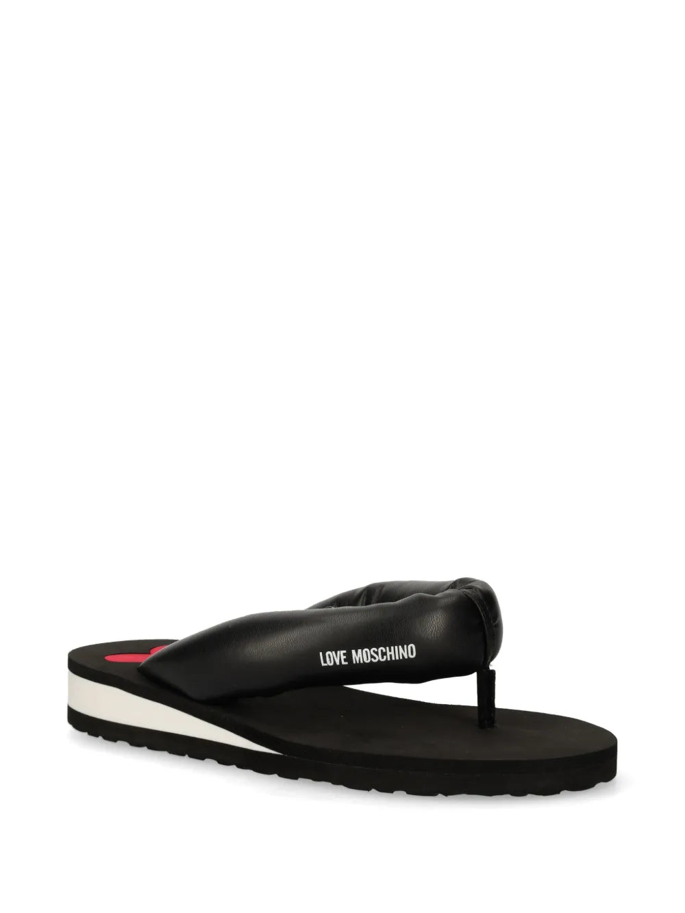 Love Moschino logo-print flip flops