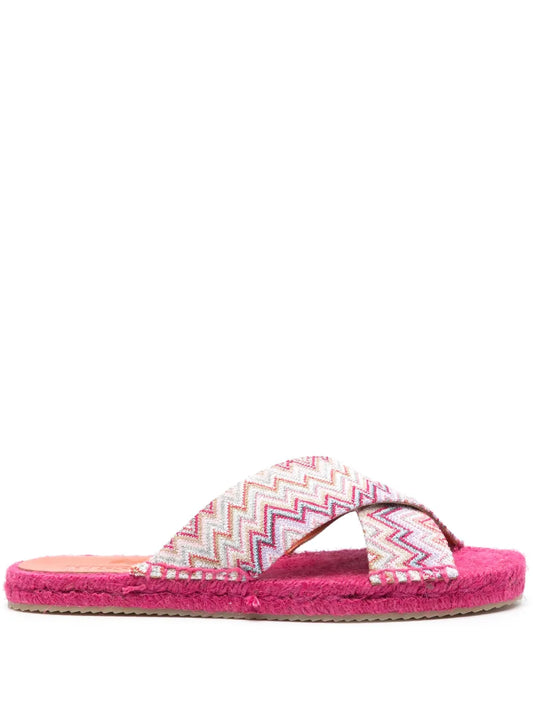 Missoni zigzag-woven espadrilles