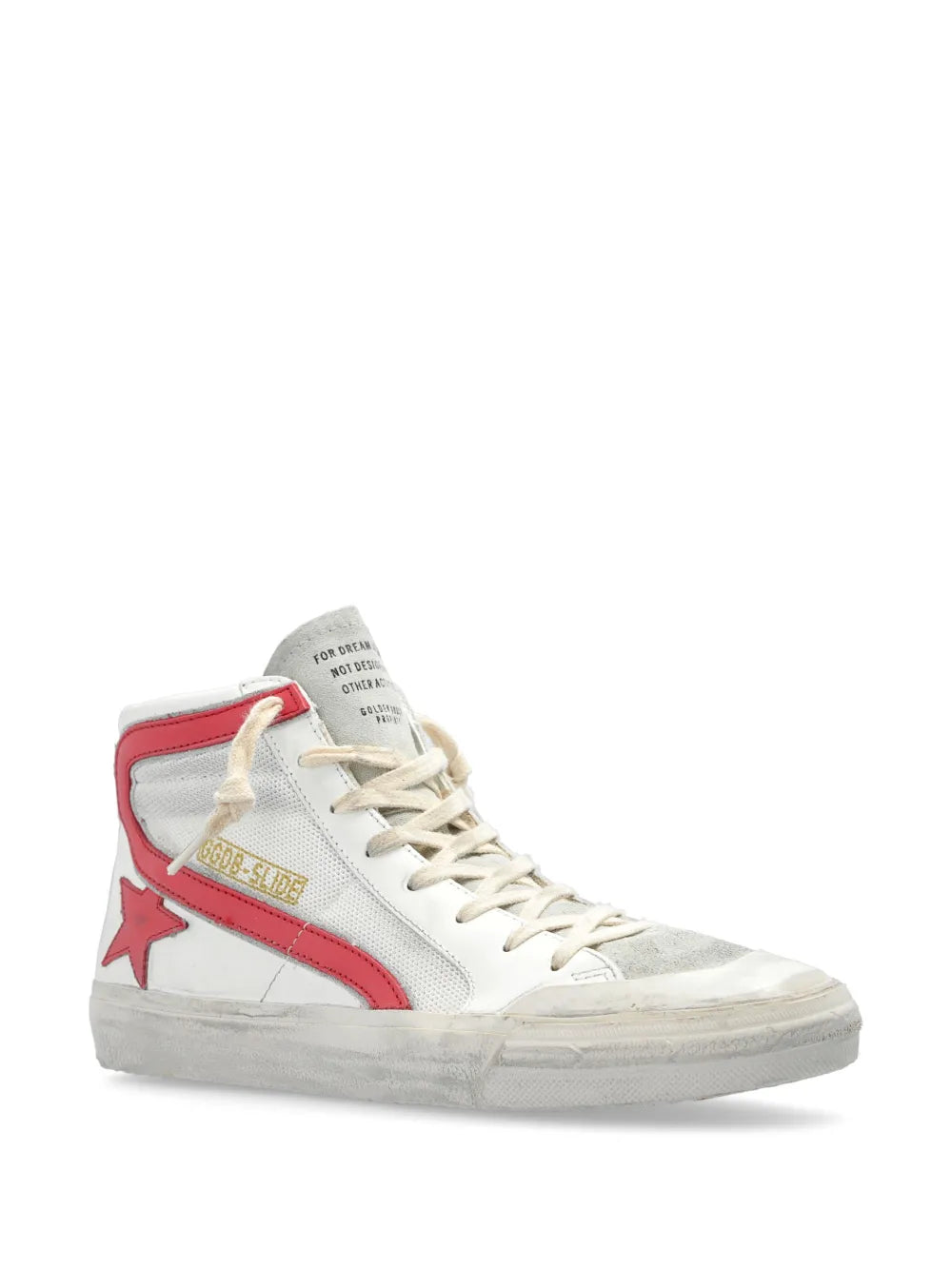 Golden Goose Slide star-patch high-top sneakers