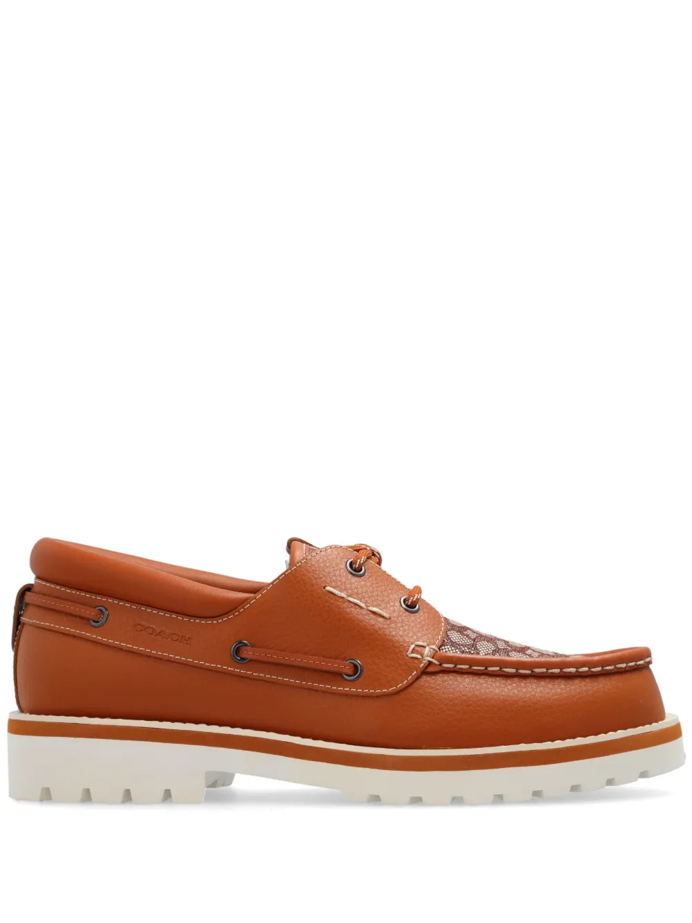 Coach Benson panelled boat shoes