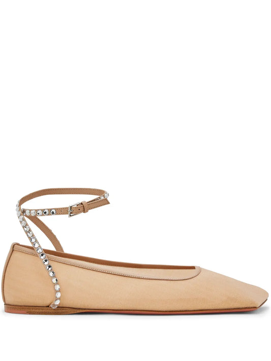 Amina Muaddi Ane ballerina shoes