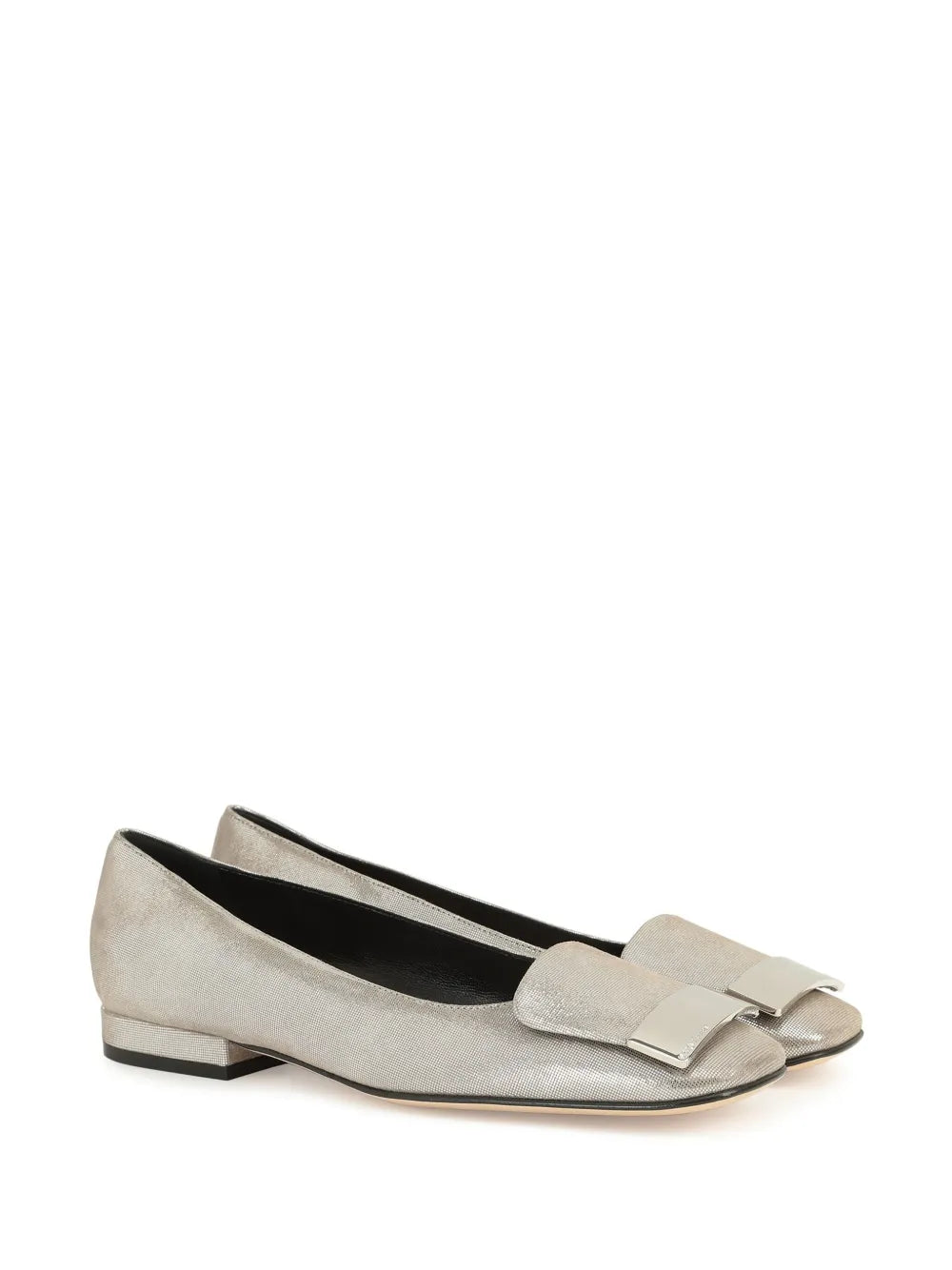Sergio Rossi SR1 15mm square-toe ballerinas