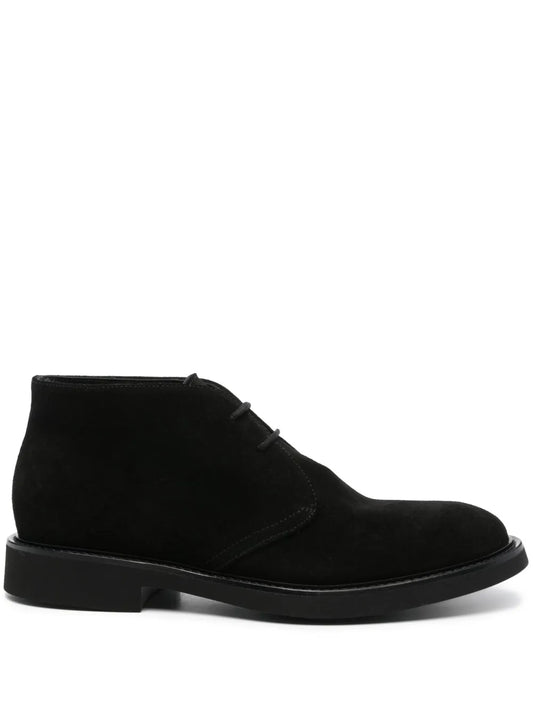 Doucal's lace-up suede boots
