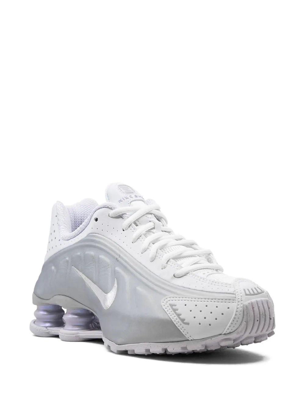 Nike Shox R4 "White/Metallic Platinum" sneakers