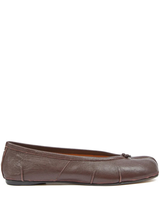 Maison Margiela Tabi leather ballerina shoes