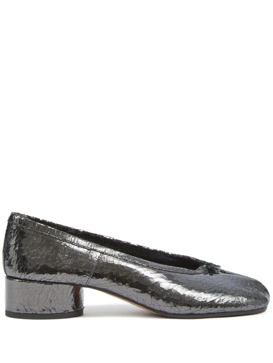 Maison Margiela Tabi 30mm leather ballerina shoes
