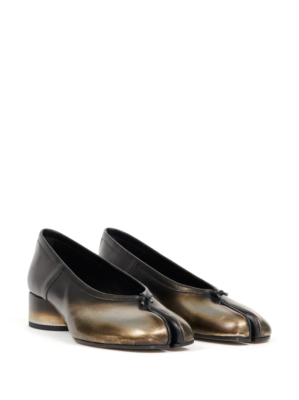 Maison Margiela Tabi 30mm leather ballerina shoes